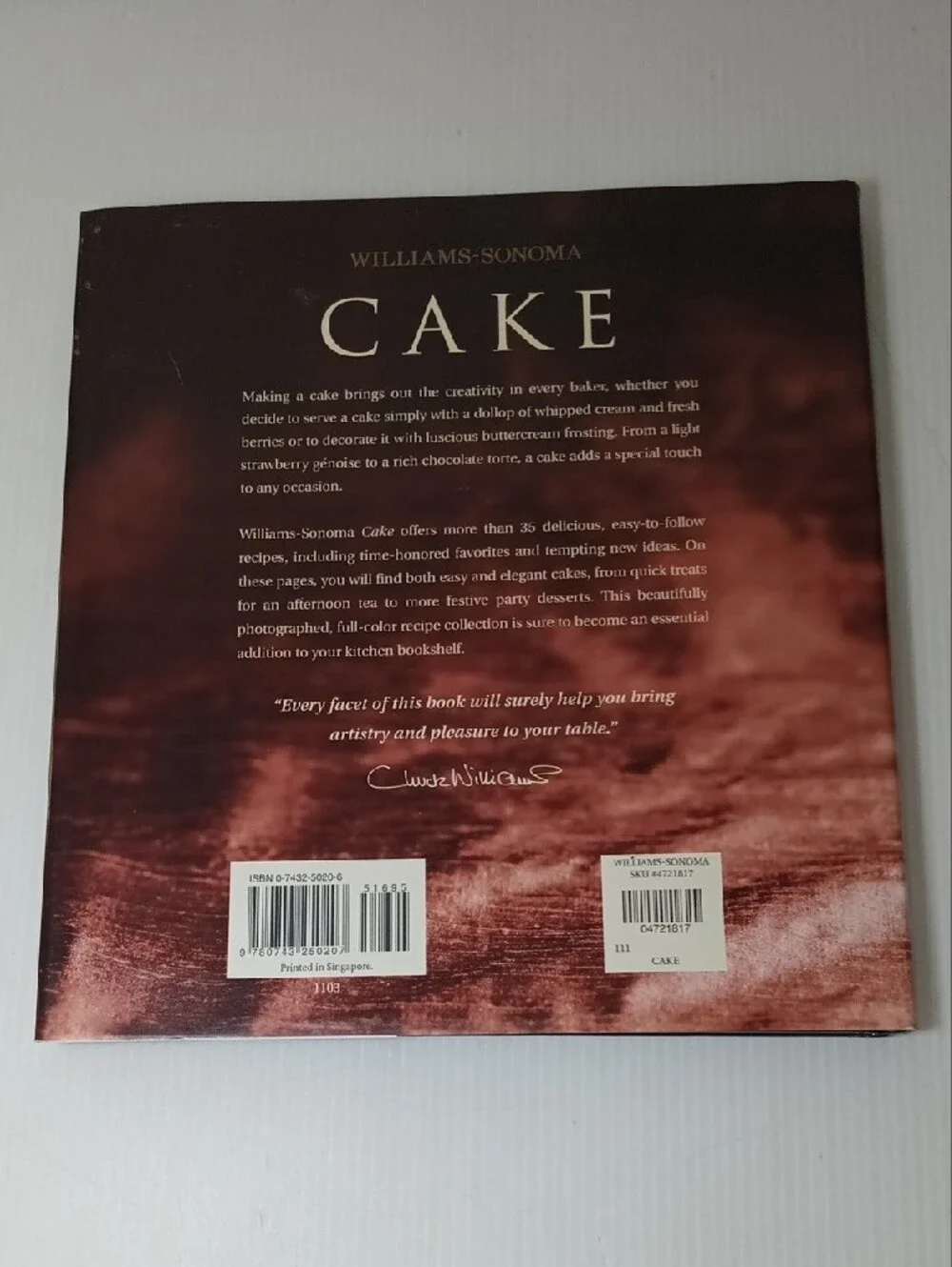 Williams-Sonoma 4 Cookbook Set - Brown, Green, White